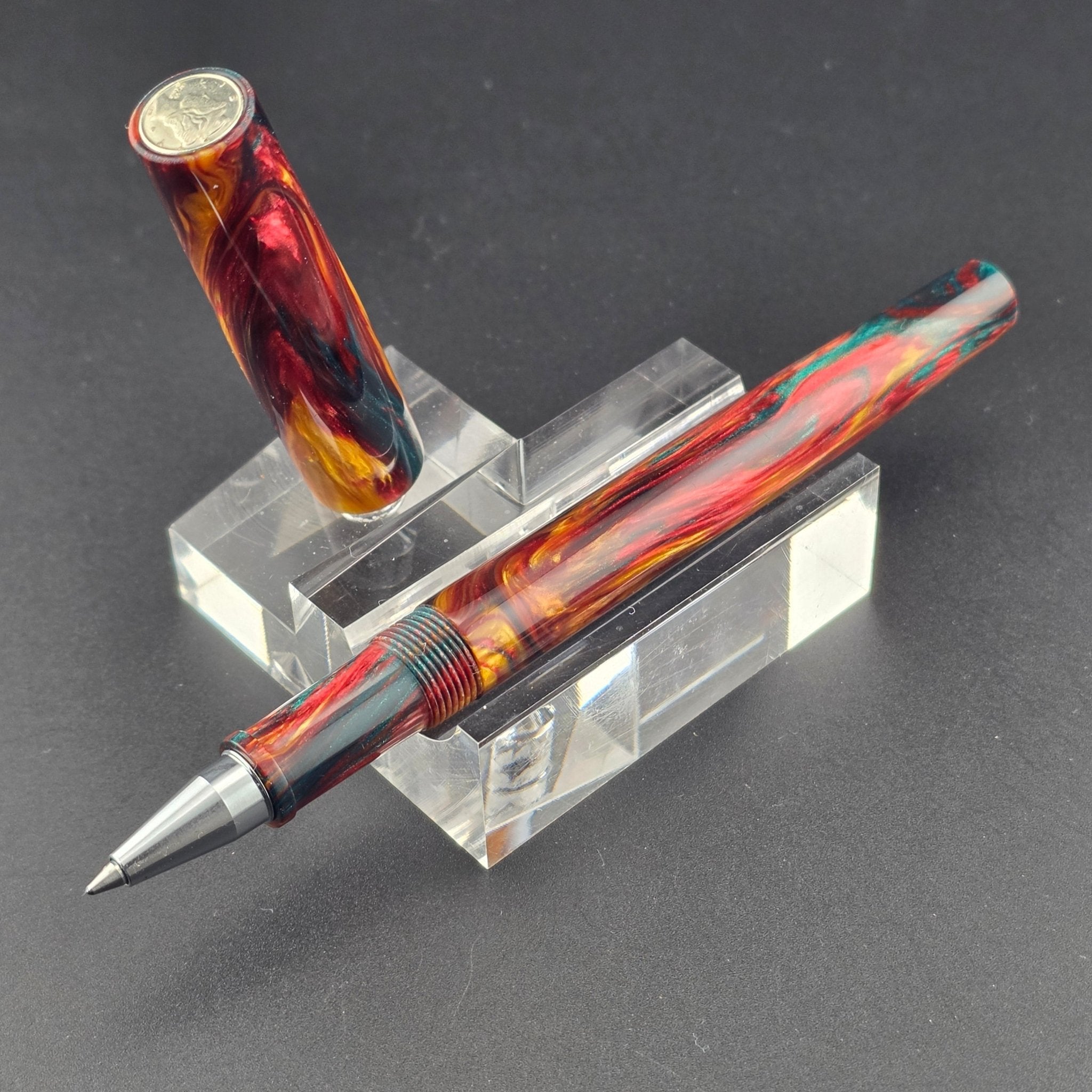 "Flight of the Conchord" - Mercury Convertible Fountain Pen / Rollerball - DaveDollarCustomPens
