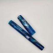 Fude Freedom fountain pen body "Cenote Test 1" - DaveDollarCustomPens