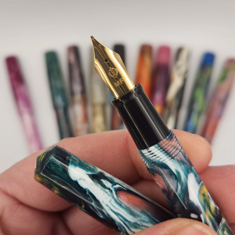 Fude Freedom fountain pen body "Crayons & Army Men" - DaveDollarCustomPens