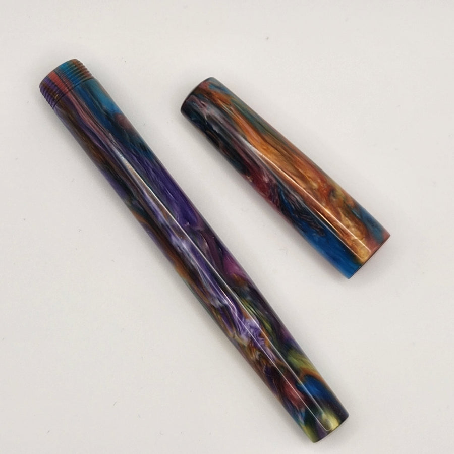 Fude Freedom fountain pen body "Primary Manipulation 4" - DaveDollarCustomPens