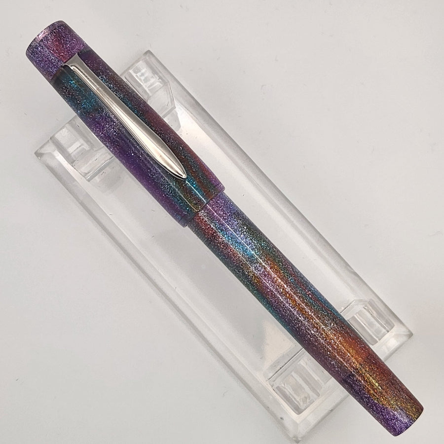 “Galaxy Prime Lite" - Mercury Convertible Pocket Fountain Pen / Rollerball with clip - DaveDollarCustomPens