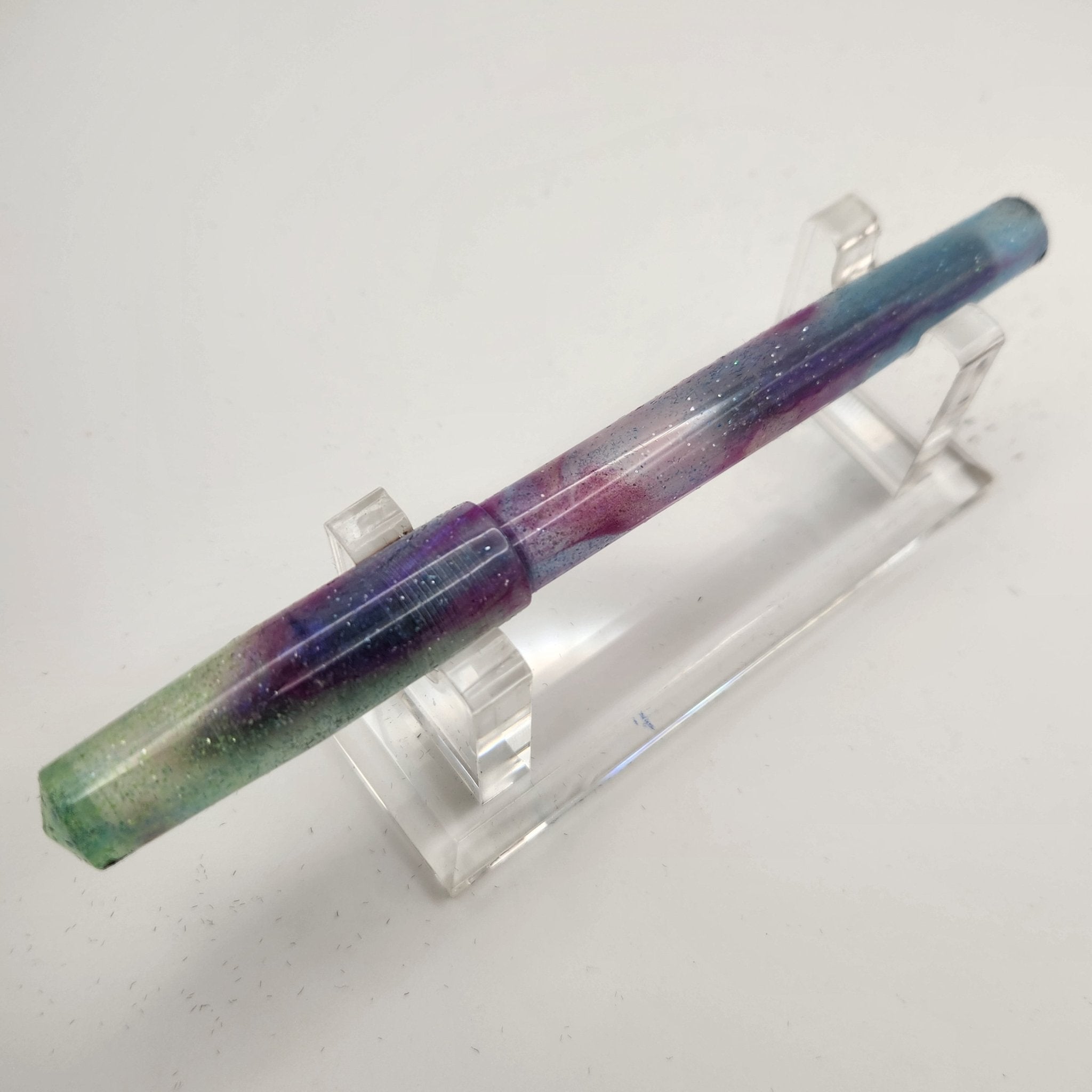 "Glow Stix" - Fude Freedom fountain pen - DaveDollarCustomPens