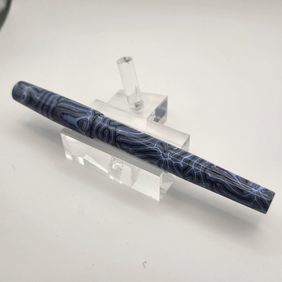 "Grape Ape Micarta" - Fude Freedom fountain pen - DaveDollarCustomPens