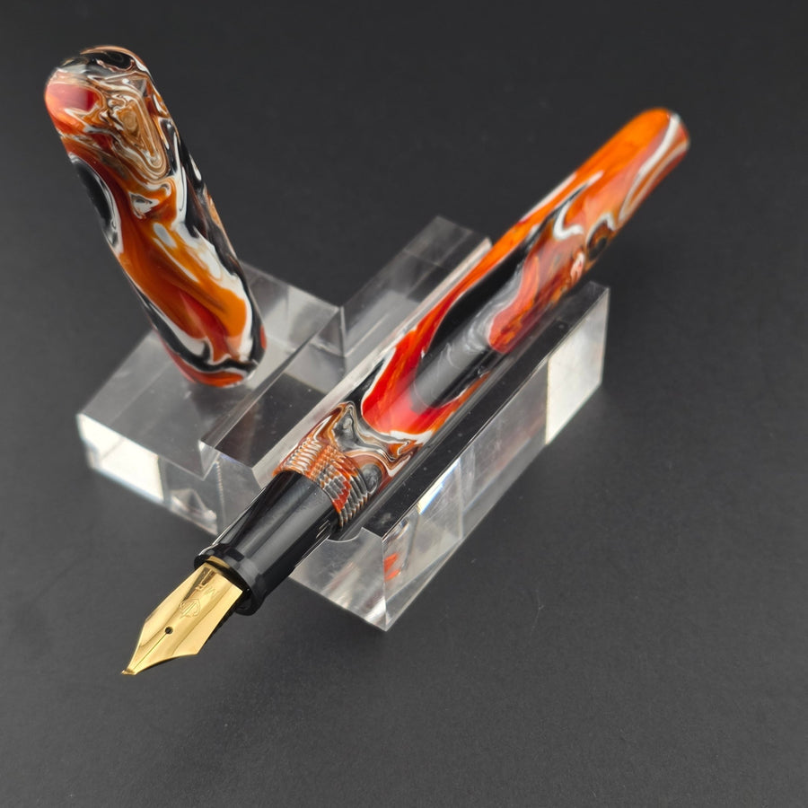 "Hallows' Eve" - Fude Freedom fountain pen - DaveDollarCustomPens