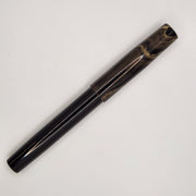 IKE Fountain Pen - Black Sand Ebonite - DaveDollarCustomPens