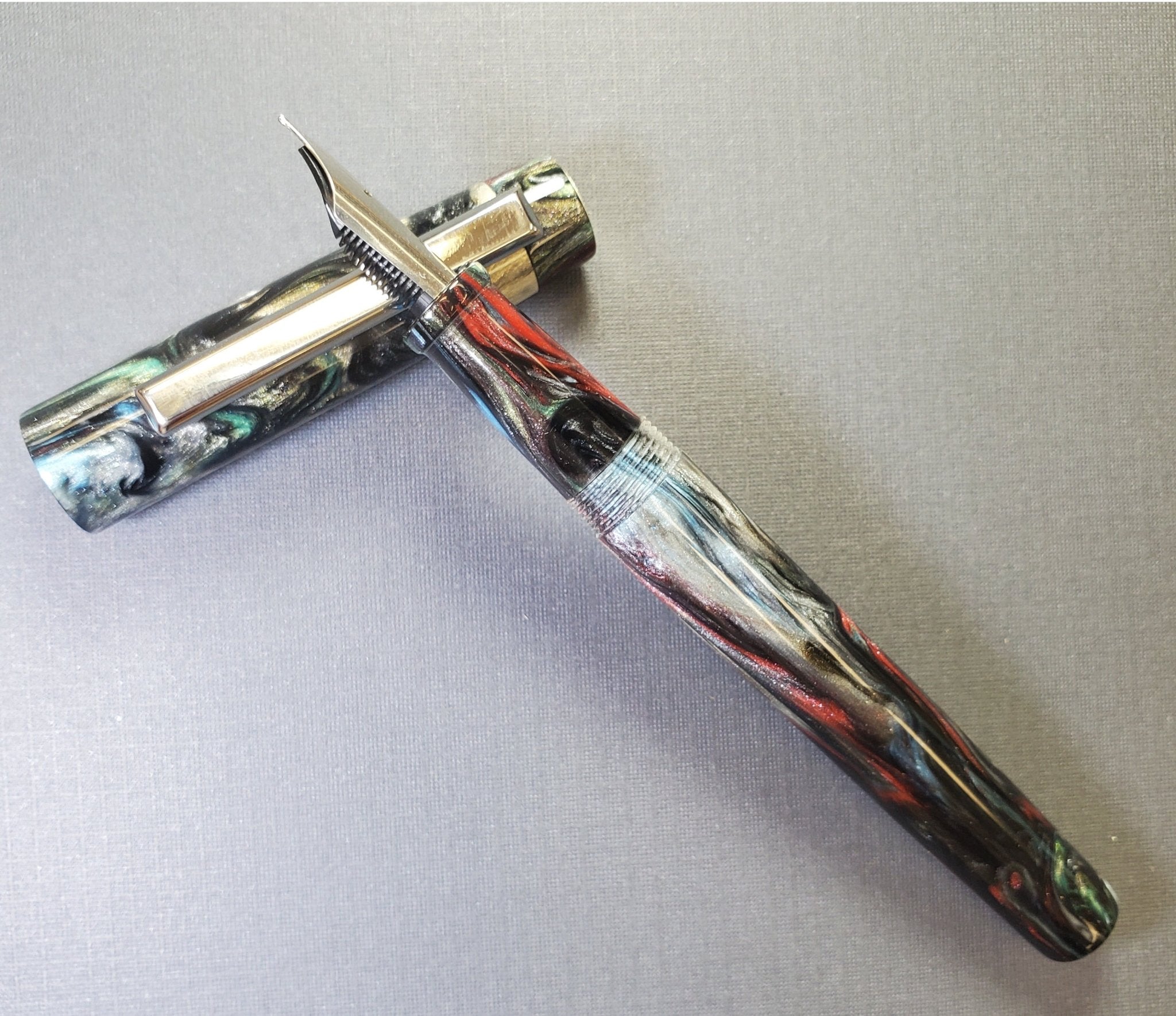 IKE Fountain Pen - Carson 15 with clip - DaveDollarCustomPens