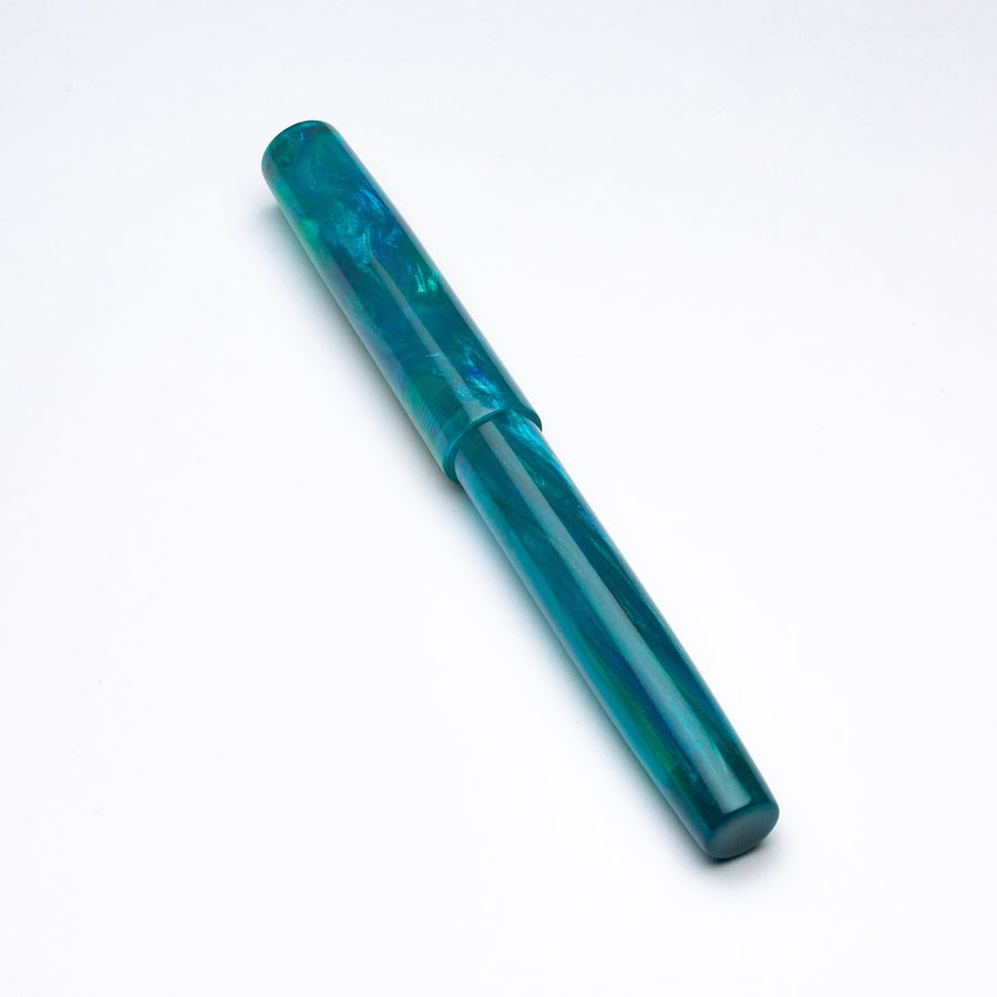 IKE Fountain Pen - Teal Swirl - DaveDollarCustomPens