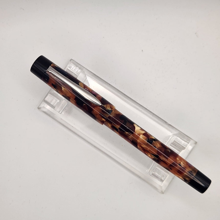 “Kyoto” - Mercury Convertible Pocket Fountain Pen / Rollerball with clip - DaveDollarCustomPens