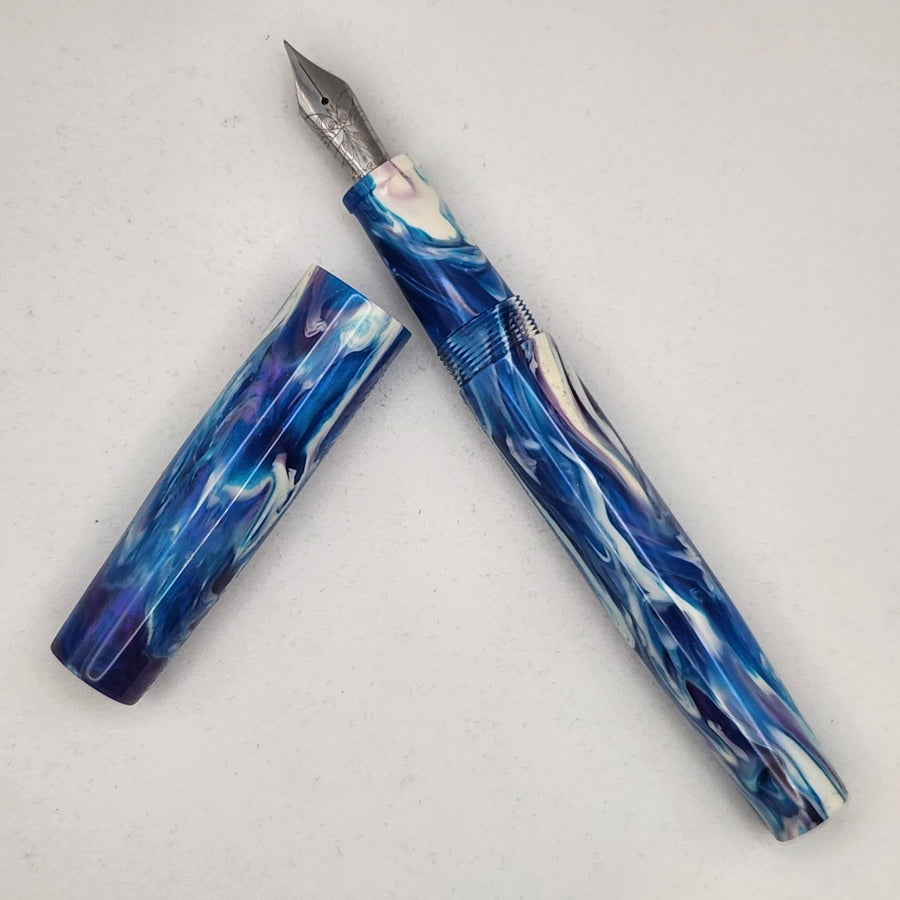 Liberty Fountain Pen - Bohemian Rose Koi - DaveDollarCustomPens