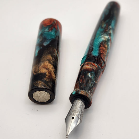 Liberty Fountain Pen - Carson 3 - DaveDollarCustomPens