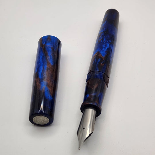 Liberty Fountain Pen - "Earth Magic" - #8 Nib - DaveDollarCustomPens