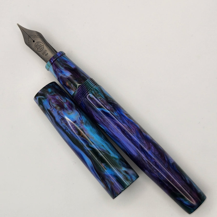 Liberty Fountain Pen - "Geodessey" - #8 Nib - DaveDollarCustomPens