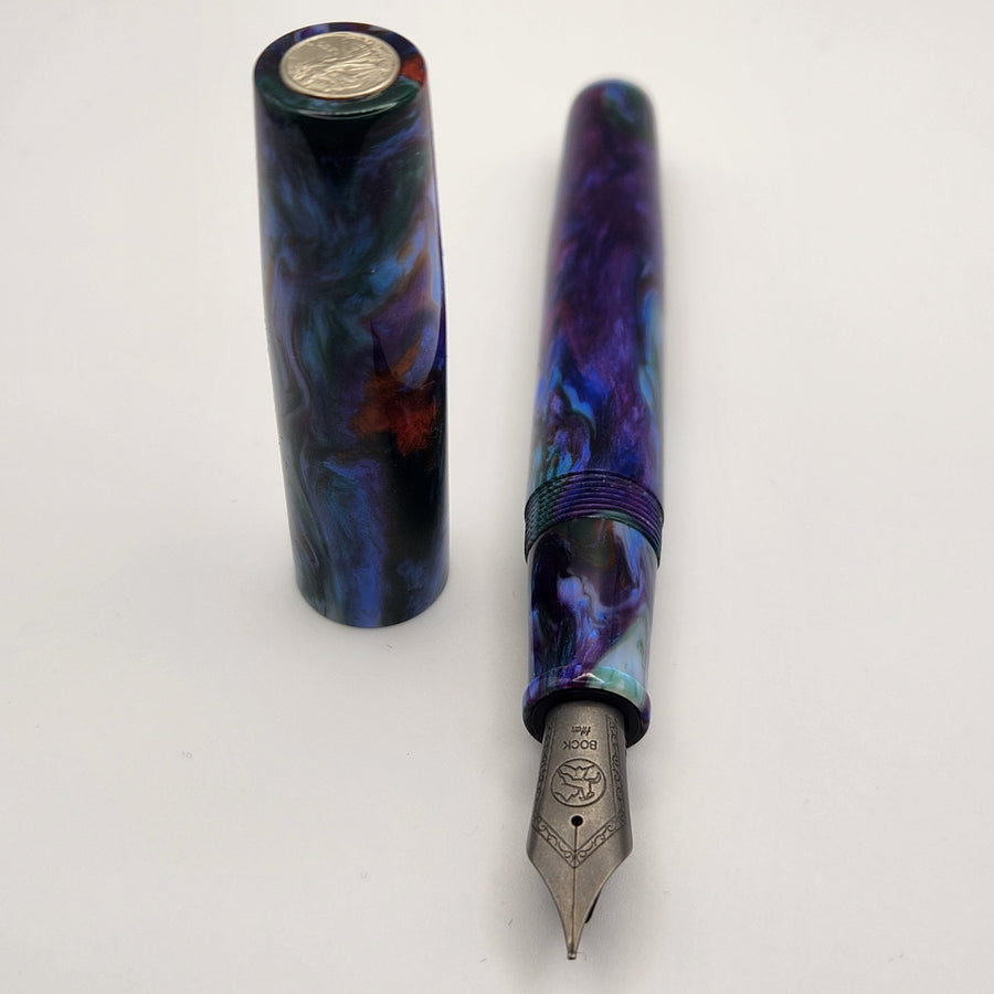 Liberty Fountain Pen - "Geodessey" - #8 Nib - DaveDollarCustomPens