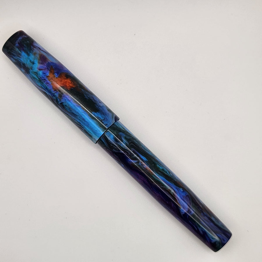 Liberty Fountain Pen - "Geodessey" - #8 Nib - DaveDollarCustomPens