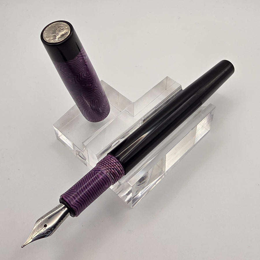 "Lollipop" - Mercury Convertible Fountain Pen / Rollerball - DaveDollarCustomPens