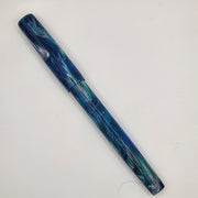 Long Mercury Pocket Fountain Pen - Cenote Test 1 - DaveDollarCustomPens