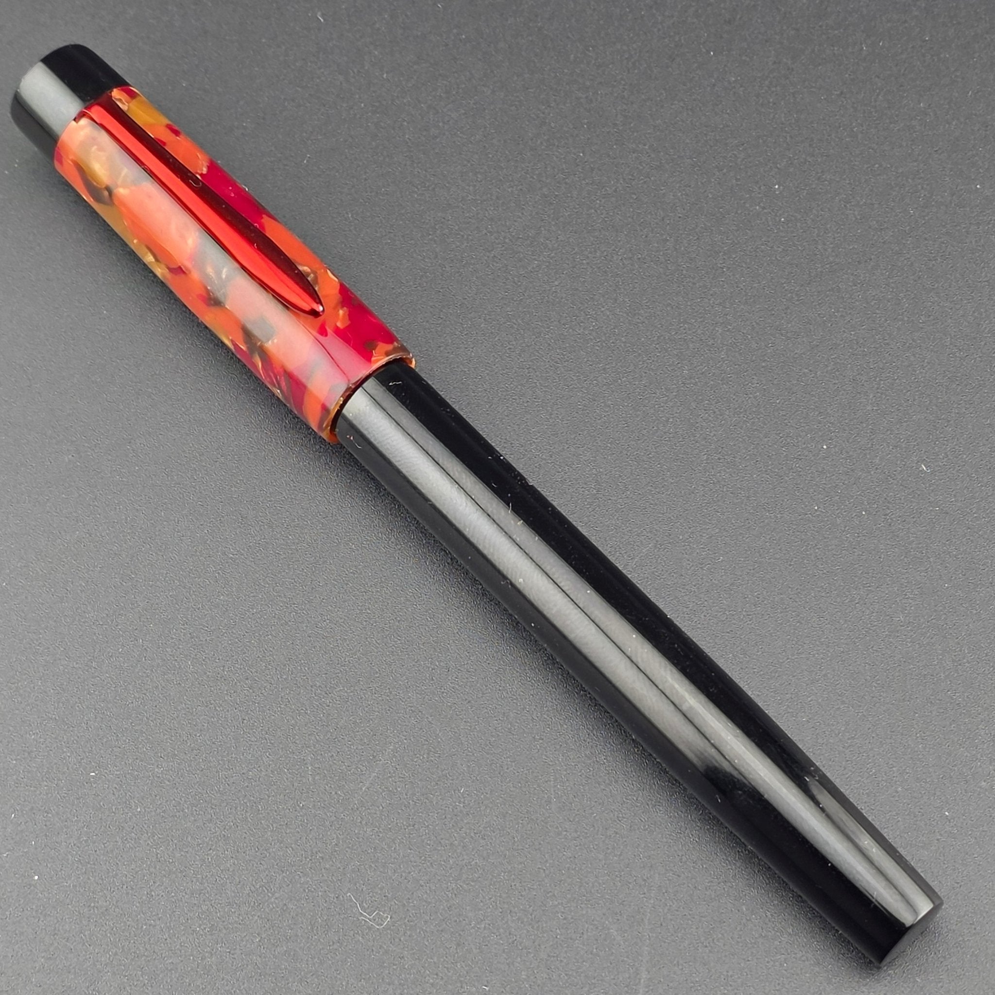 Mazzuchelli Cebloplast - Mercury Convertible Fountain Pen / Rollerball - DaveDollarCustomPens