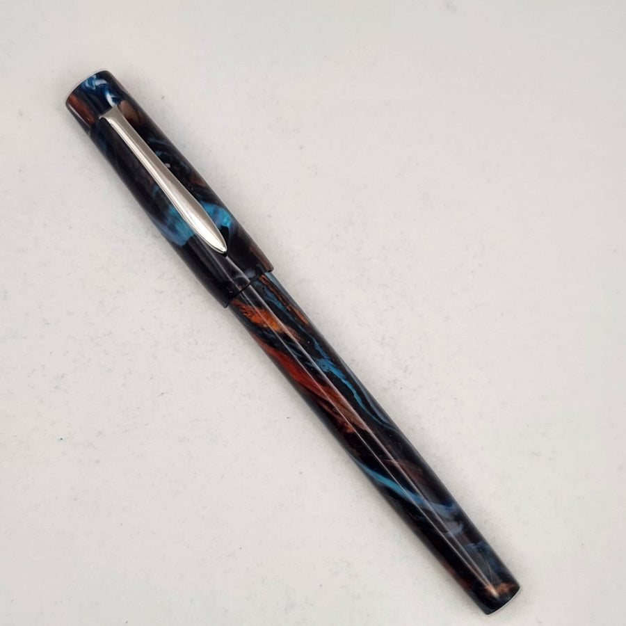 Mercury Convertible Fountain Pen / Rollerball - Arizona Abalone with clip - DaveDollarCustomPens