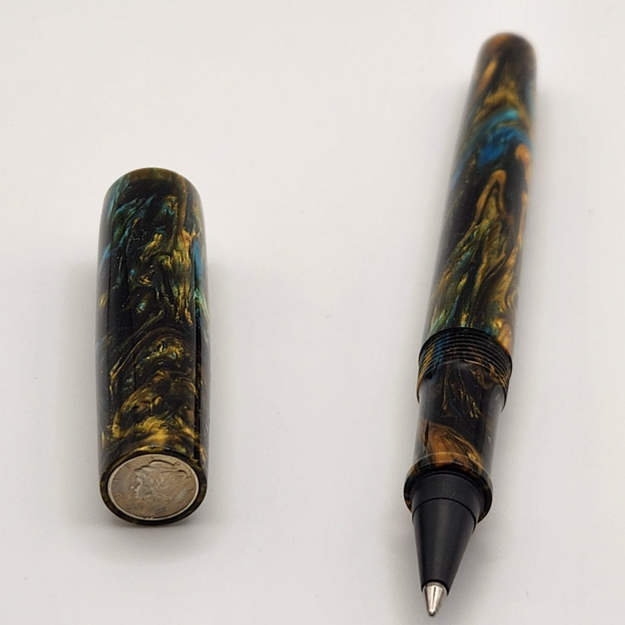 Mercury Convertible Fountain Pen / Rollerball - “Carson 30" - DaveDollarCustomPens