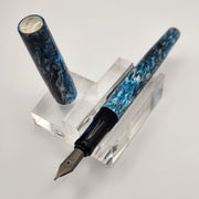 Mercury Convertible Fountain Pen / Rollerball - Ice Station Zebra - DaveDollarCustomPens