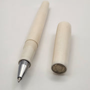 Mercury Convertible Fountain Pen / Rollerball - Ivory Grained Elforyn - DaveDollarCustomPens