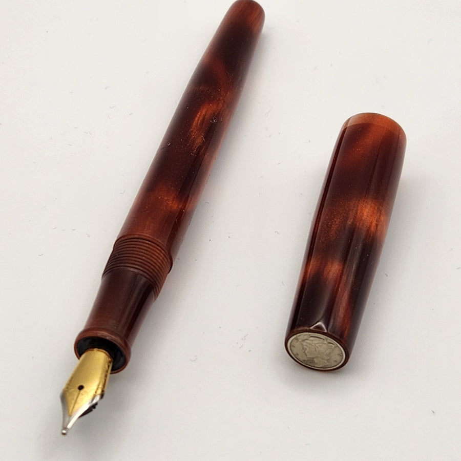 Mercury Convertible Fountain Pen / Rollerball - Not Hot Lava - DaveDollarCustomPens