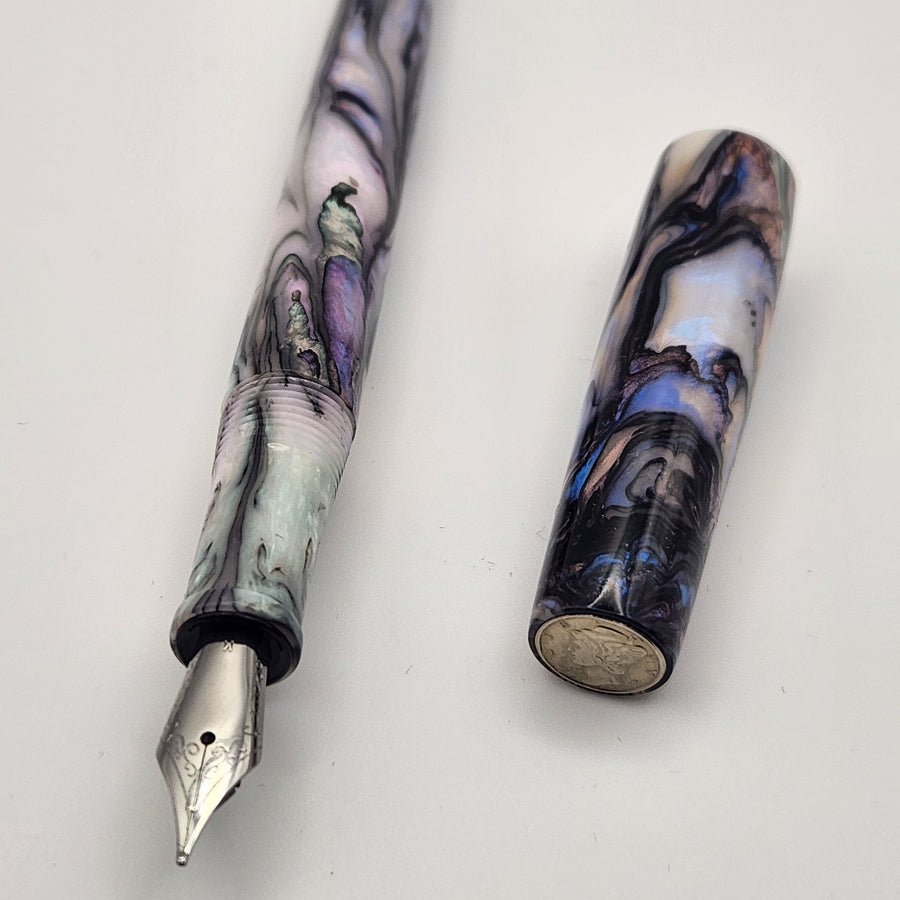 Mercury Convertible Fountain Pen / Rollerball - Papillon Light - DaveDollarCustomPens