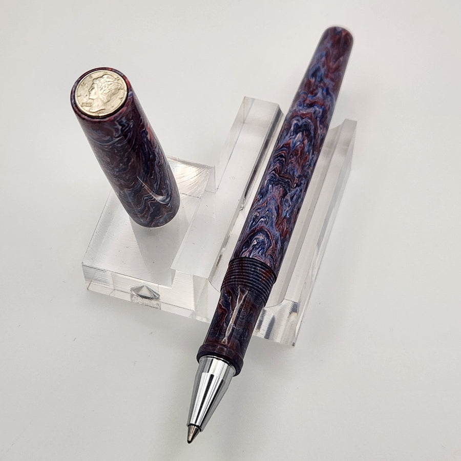 Mercury Convertible Fountain Pen / Rollerball - Rockets Red Glare - DaveDollarCustomPens