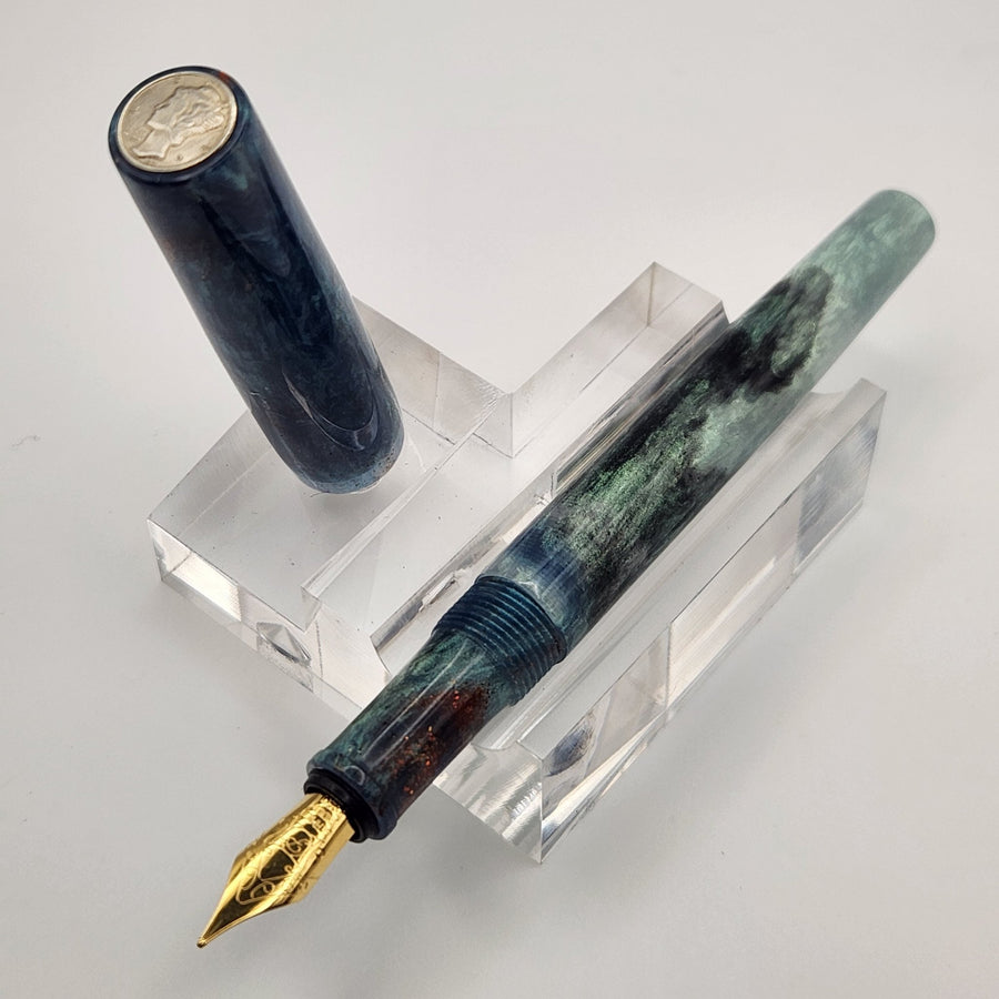 Mercury Convertible Pocket Fountain Pen / Rollerball - “All about the Benjis" - DaveDollarCustomPens