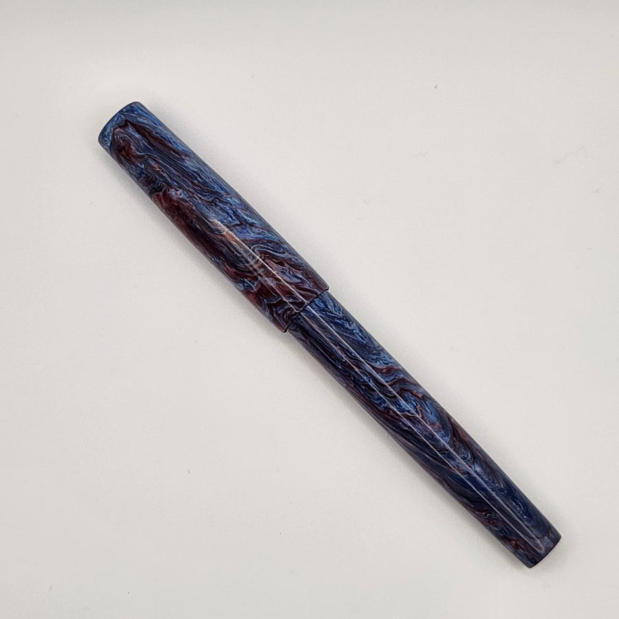 Mercury Convertible Pocket Fountain Pen / Rollerball - “Rockets Red Glare" - DaveDollarCustomPens