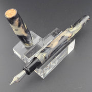 "Mokume Gane" - Freedom Convertible Fountain Pen - DaveDollarCustomPens