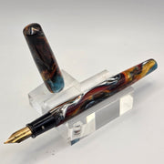"Painted Desert" - Fude Freedom fountain pen - DaveDollarCustomPens