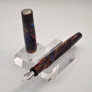 “Peacock Springs” - Mercury Convertible Fountain Pen / Rollerball - DaveDollarCustomPens
