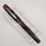 “Peacock Springs” - Mercury Convertible Pocket Fountain Pen / Rollerball with clip - DaveDollarCustomPens