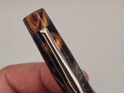 “Peacock Springs” - Mercury Convertible Pocket Fountain Pen / Rollerball with clip