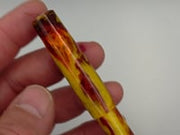 "Brooks Orange and Yellow Special" - Mercury Convertible Fountain Pen / Rollerball