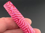 "Brainwaves" Micarta & Juma Gem "Red" - IKE Fountain Pen