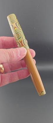 AVAILABLE - Hand- formed Ebonite by Anton Wewecz Soedibjo