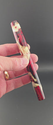 "Cinder & Smoke" - Liberty Fountain Pen - #8 Nib