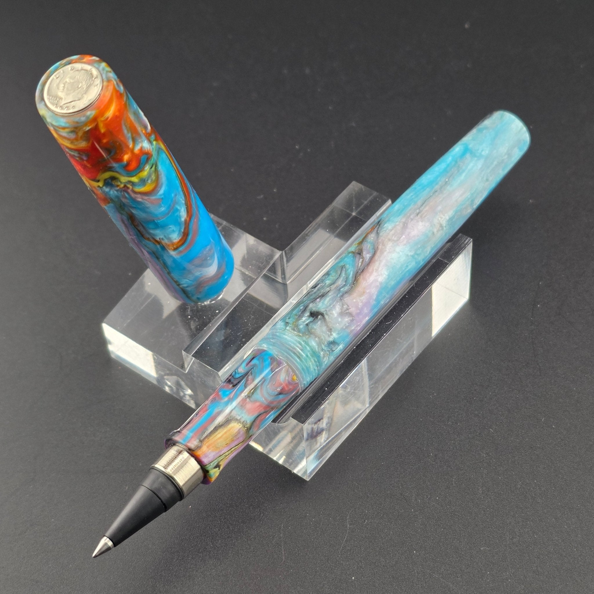"Primary Manipulation 4.5" - IKE Fountain Pen - DaveDollarCustomPens