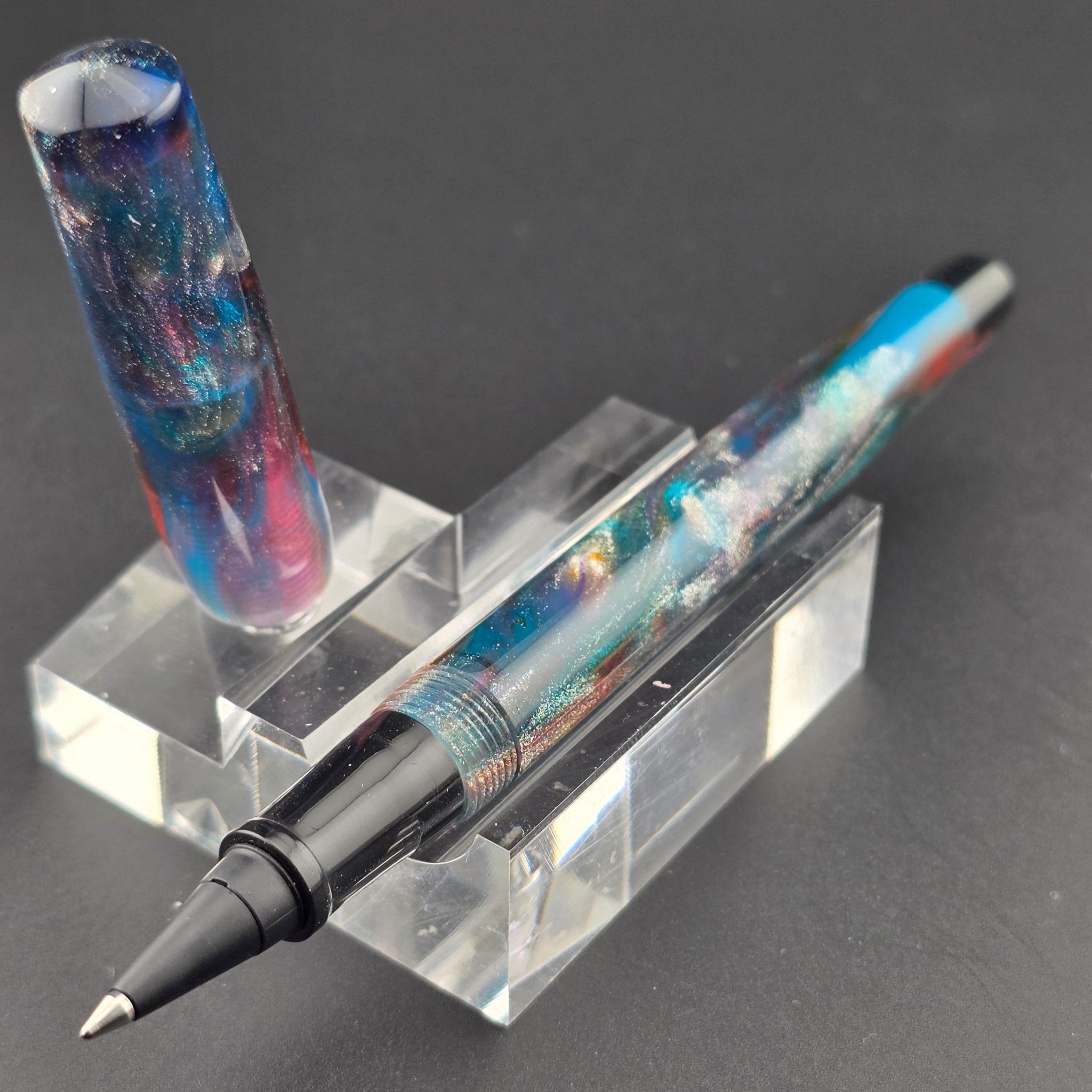 "Primary Manipulation 5" - Fude Freedom fountain pen - DaveDollarCustomPens