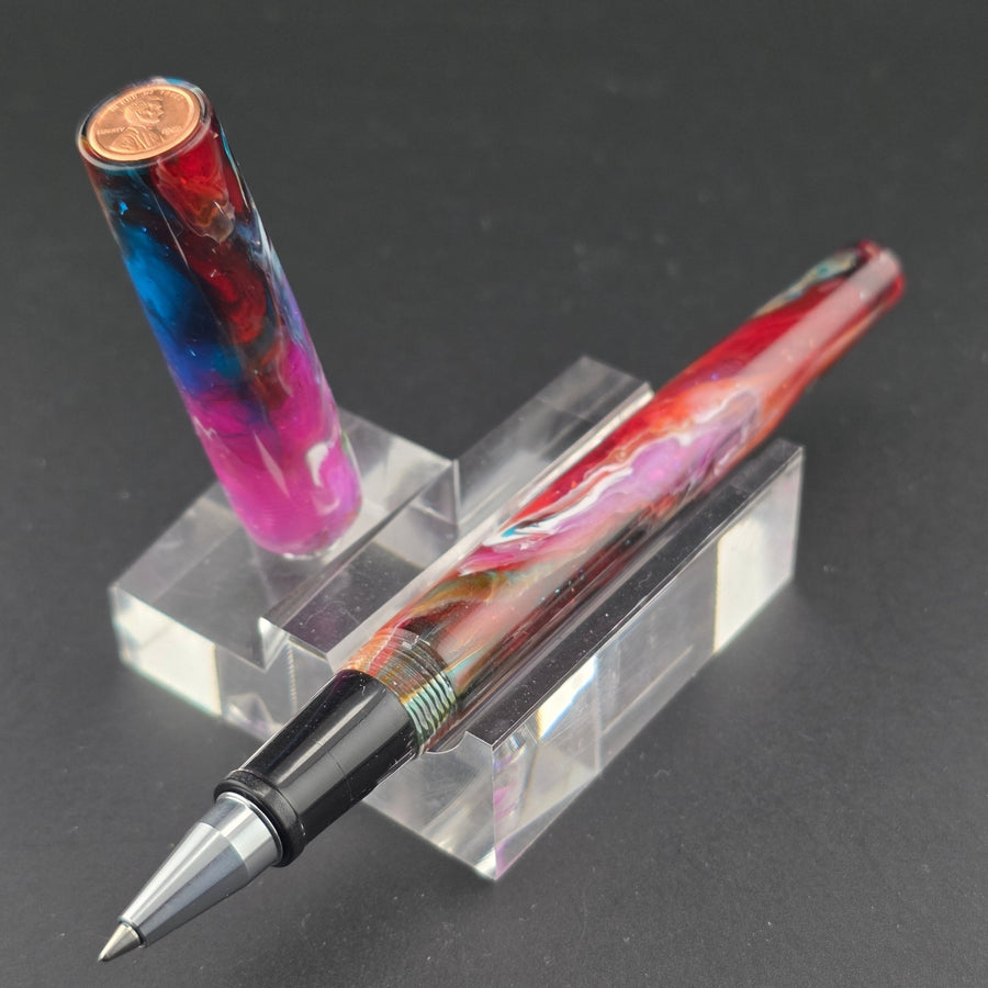 "Primary Manipulation 6" - Fude Freedom fountain pen - DaveDollarCustomPens