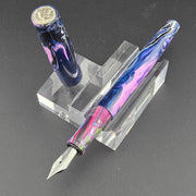 "Purple Storm" - Mercury Convertible Fountain Pen / Rollerball - DaveDollarCustomPens