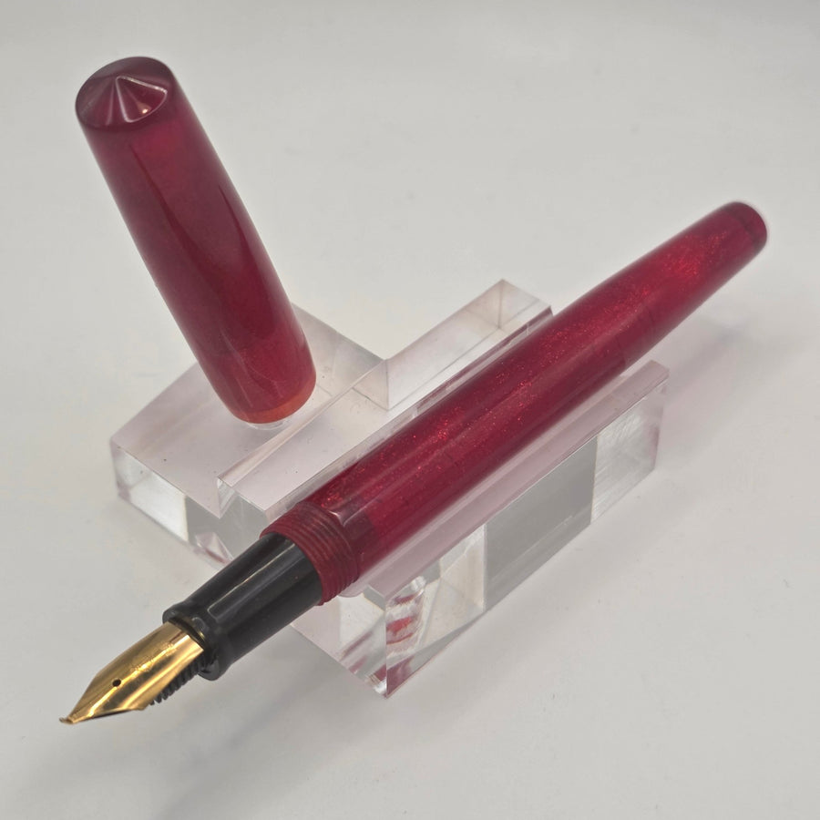 "Red" - Fude Freedom fountain pen - DaveDollarCustomPens