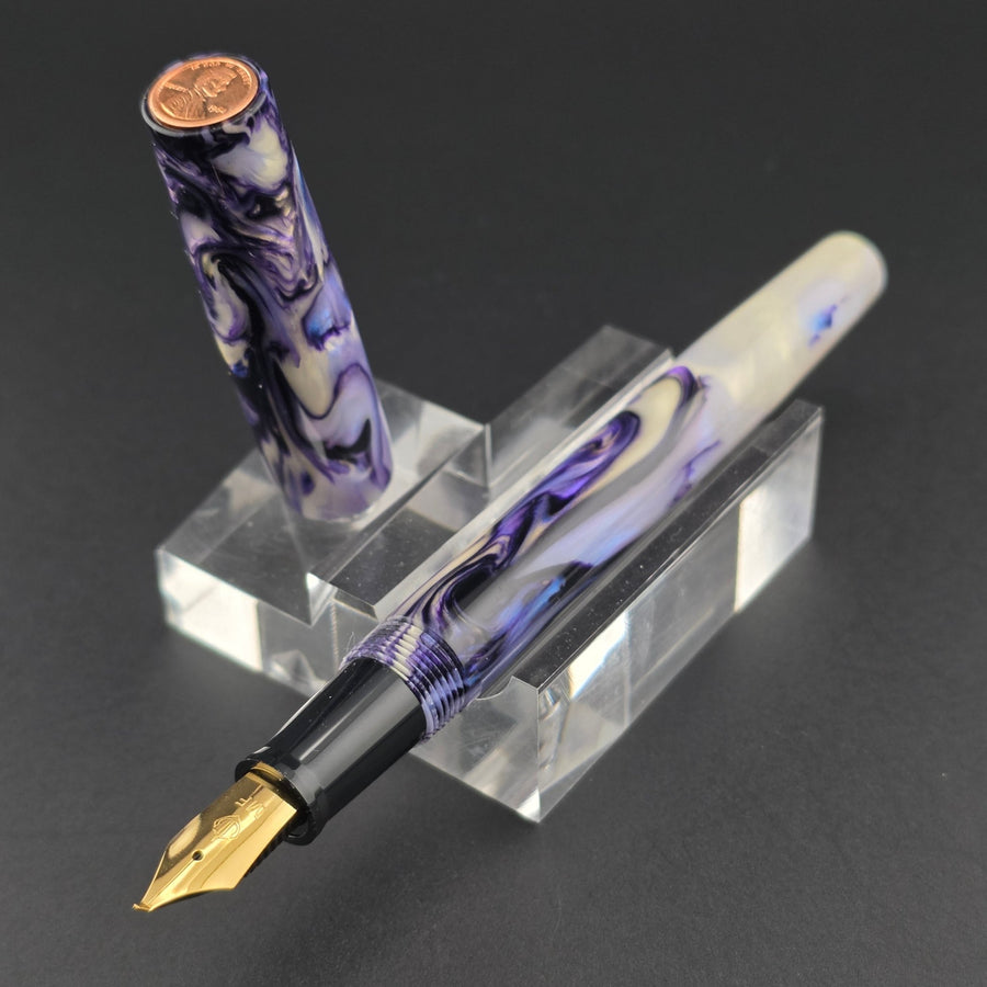 "Royal Abalone" - Fude Freedom fountain pen - DaveDollarCustomPens