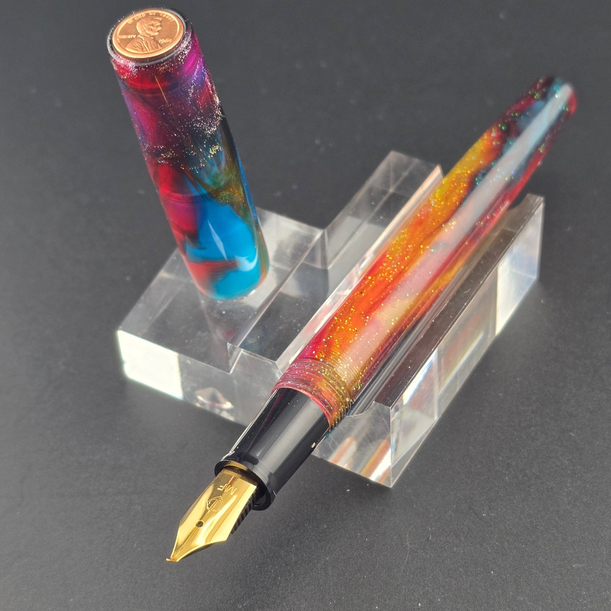 "Sebastina" - Fude Freedom fountain pen - DaveDollarCustomPens