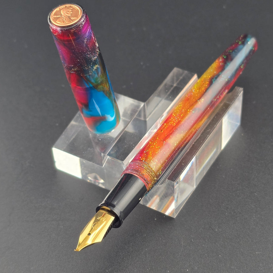 "Sebastina" - Fude Freedom fountain pen - DaveDollarCustomPens