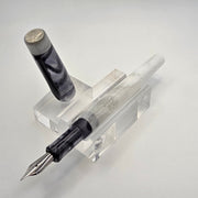 "Snowy Owl" - Mercury Convertible Fountain Pen / Rollerball with clip - DaveDollarCustomPens