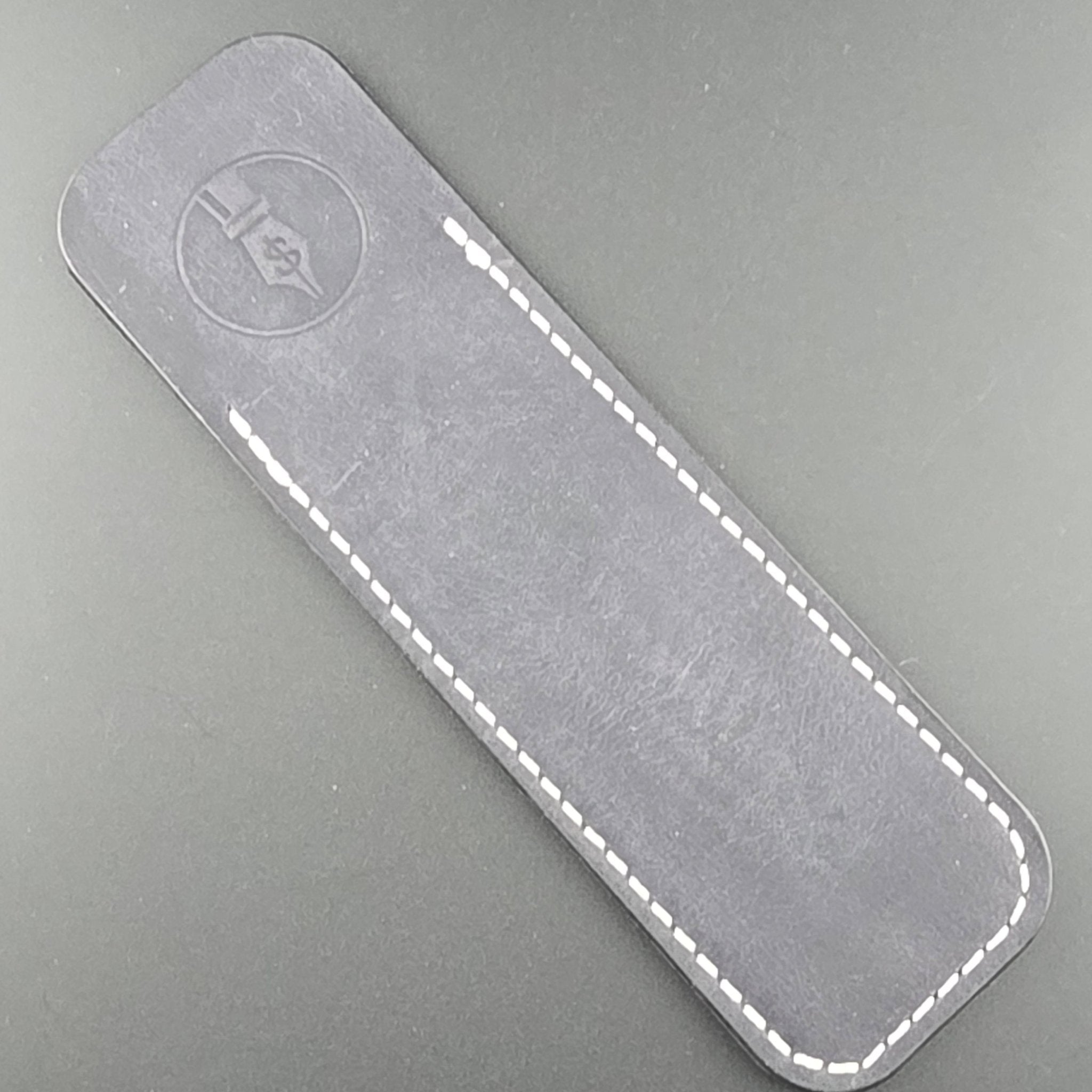 Standard Length - Matte Purple Leather Pen Sleeve - DaveDollarCustomPens