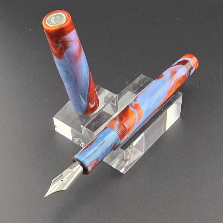 "Ten Wisps" - IKE Fountain Pen - DaveDollarCustomPens